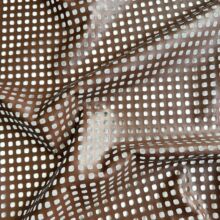 定制TC底冲孔人造革PU皮料打孔穿孔布料耐磨透气服装箱包皮革面料