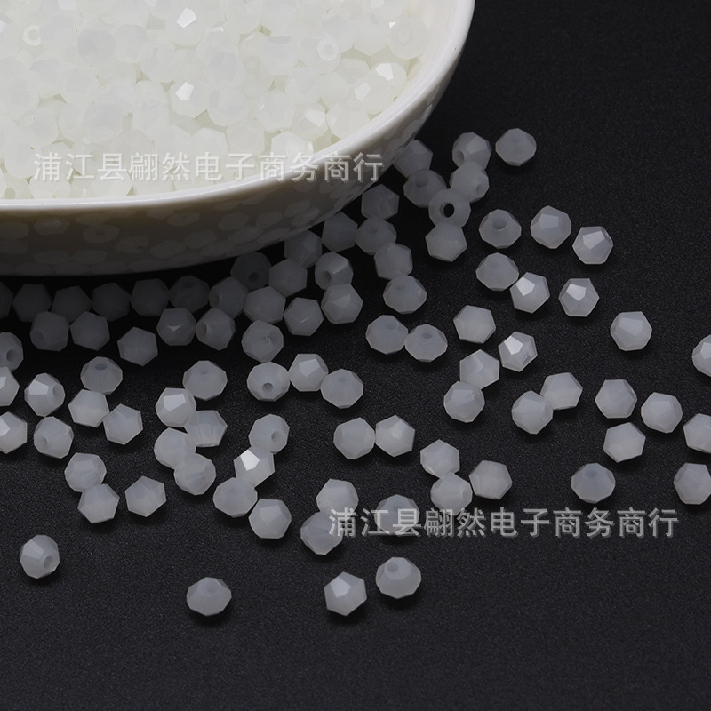 Ngọc trắng / Hạt kim cương boutique 3mm (100 chiếc/gói)