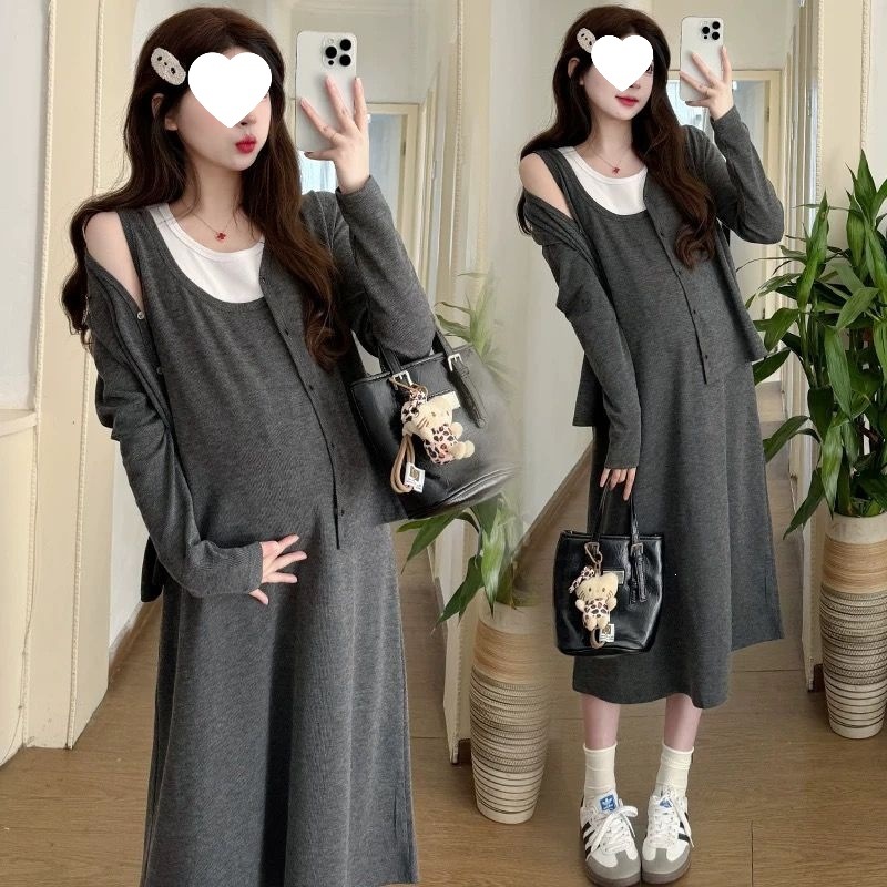 新品.背心裙+开衫【套装】