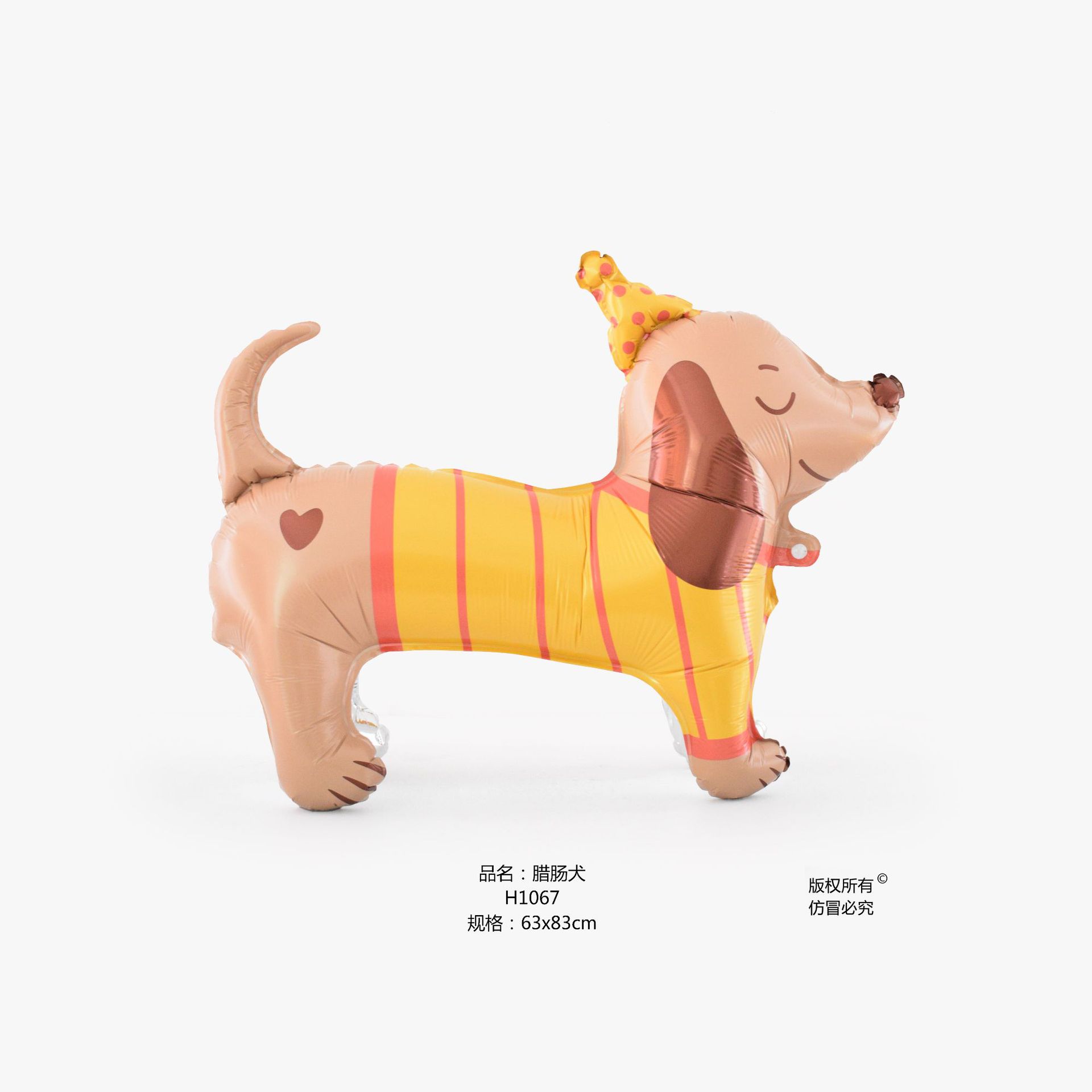 Standing sausage dog