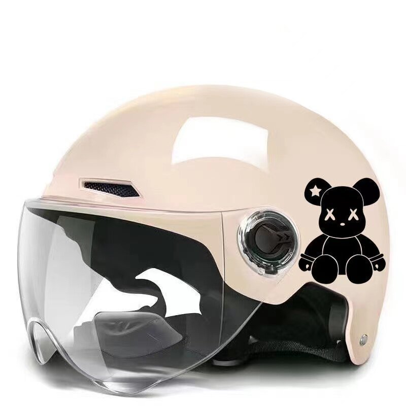 New national standard certified electric motorcycle helmet for men and women, sun protection, suitable for summer and all seasons, universal safety helmet