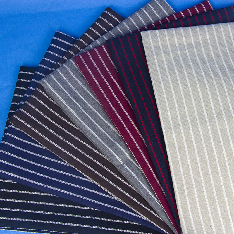 厂家现货批发 涤棉麻混纺布艺 平纹格子布料服装面料鞋帽桌布 055