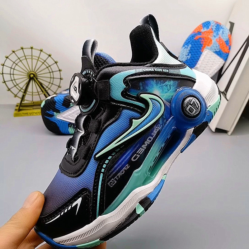 Zapatos de baloncesto con superficie de cuero, fricción, otoño de 2026, nuevos zapatos deportivos antideslizantes y resistentes al desgaste juvenil.