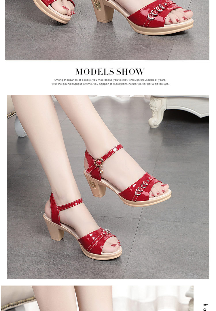 Sandal nữ quai chữ V đế mềm thoải mái mùa hè — Màu be chi tiết 15