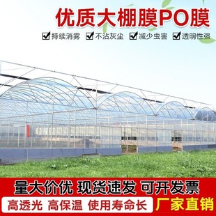 Anti-Aging Greenhouse Film P0 Greenhouse Black and White Film Blue Plastic Film Dapeng Thickeneded Sunscreen Vegetable Field Shed