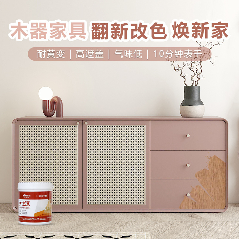 Pintura Base Agua para Madera Ecológica para Renovación y Cambio de Color de Puertas y Armarios image 5