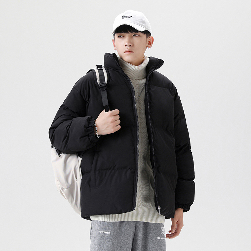 Herren Herbst und Winter neue lässige Baumwolljacke modische verdickte warme lose Baumwolljacke_voghion.com
