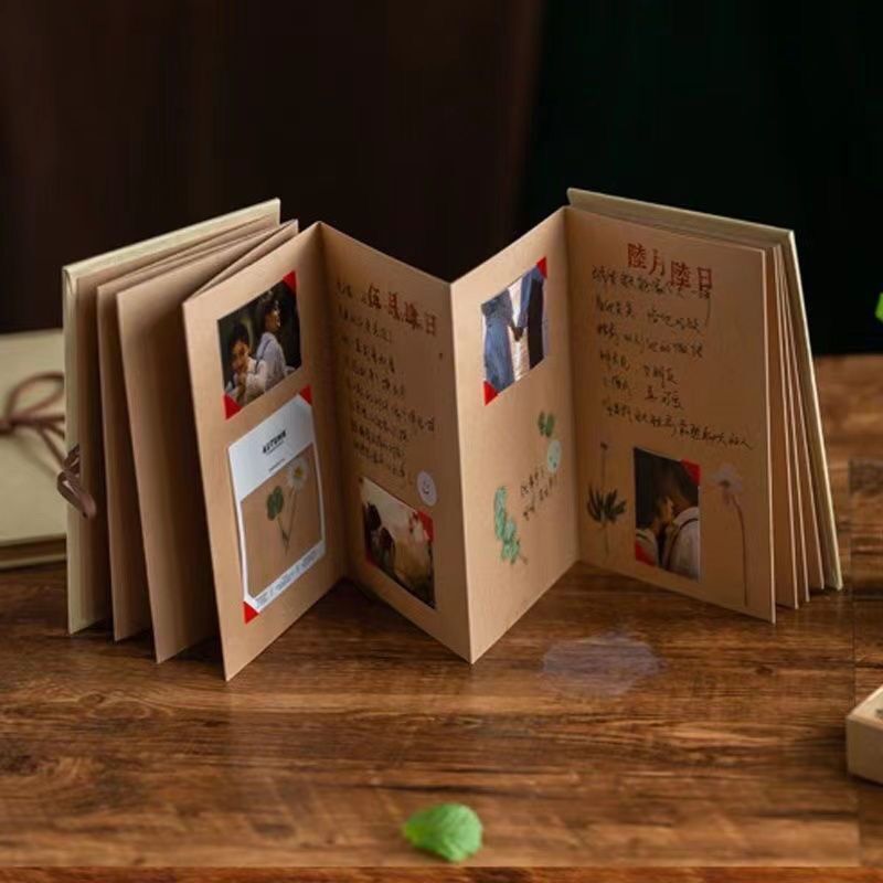 diy相册本手风琴折叠创意礼品 手工粘贴式情侣闺蜜生日礼物纪念册-阿里巴巴
