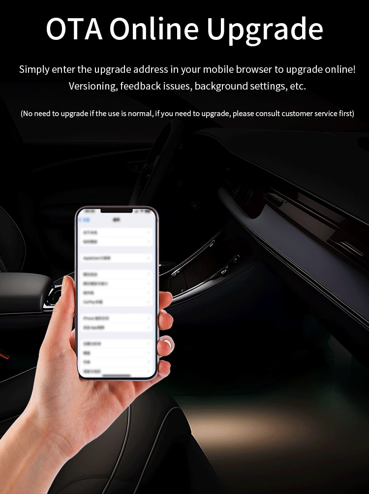 USB Wireless Carplay Smart Car Box Is Suitable for iPhone and Android Auto Boxes