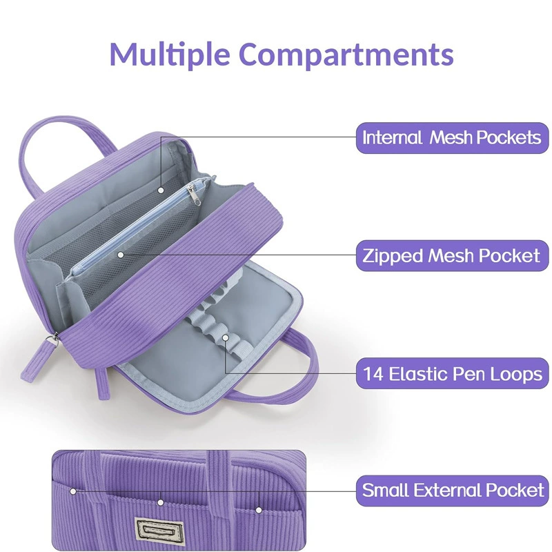 Big soft pencil case, storage bag, belt bag