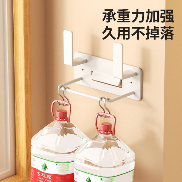 White punch -free pot lid shelf wall -mounted kitchen shelter shelf…