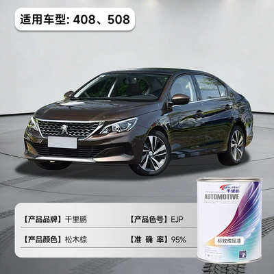 Car Refurbishment and Repair Finished — Avtomobil boyası - pine-brown-peugeot-408508-color-number-ejp-1lcan-liquid-paint