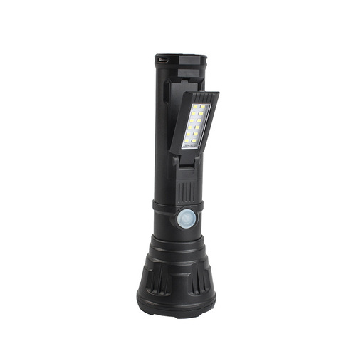 Cross-border new ABS multifunctional outdoor retractable side light auto repair lighting LED strong light flashlight wholesale manufacturer