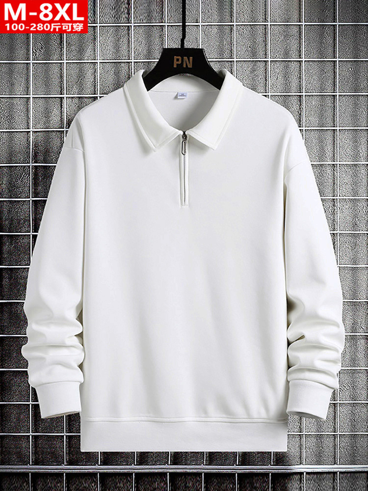 Men's trend knitted cotton sports sweatshirt for leisure