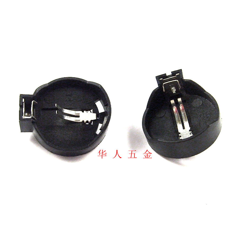 厂家供应 2032-1 电池座 CR2032纽扣电池插件电池座 环保阻燃材料