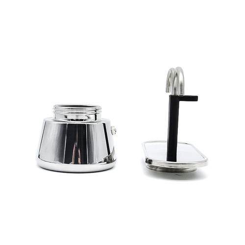 Double-tube 304 stainless steel moka pot coffee pot espresso pot espresso mini hand-brewed coffee pot