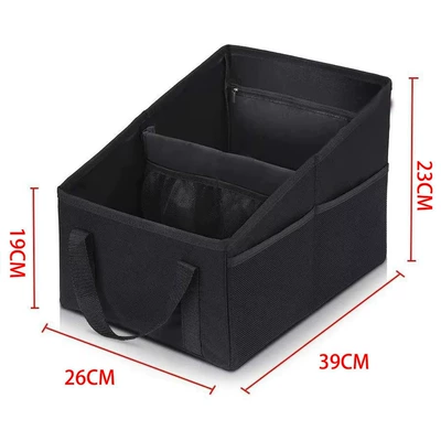 Car storage bag/box — Car Storage Box, Large-Capacity - storage-box-black