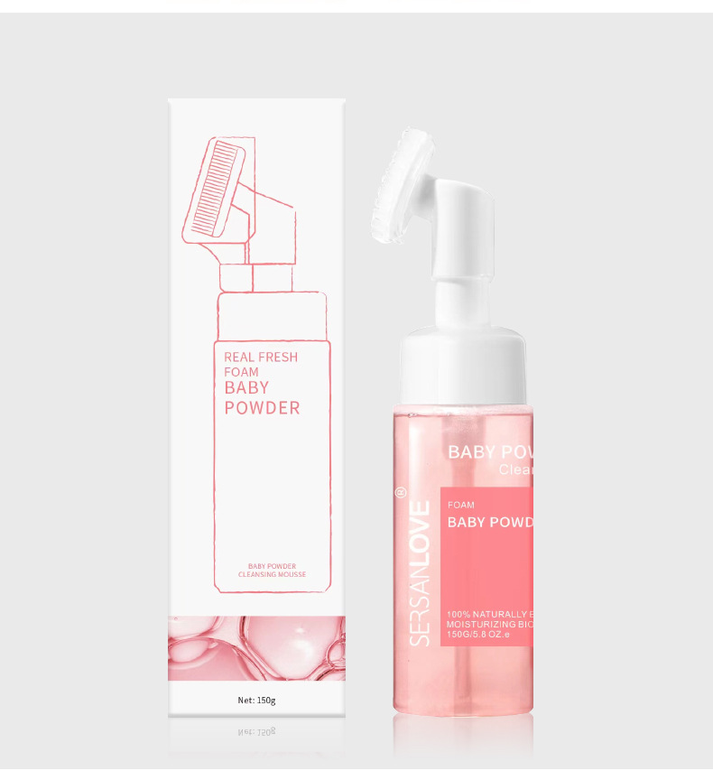 Amino Acid SERSANLOVE Cleansing foam Facial Cleanser Moisturizing, Rejuvenating, Makeup Removing Mousse Bubble_voghion.com