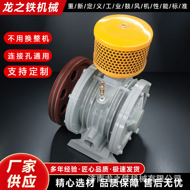 回转式鼓风机维修替换机头HC25S通用百事德泵头章丘鼓风机配件