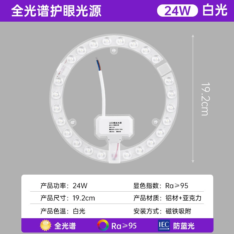 LED changeable ceiling light, light source, modified lamp, wholesale