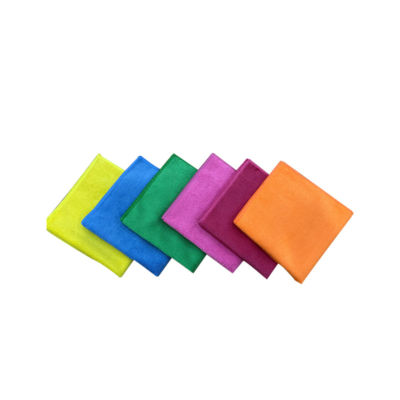 [Paño de toalla] ventas directas de fábrica suave absorbente toalla de tela de poliéster de algodón de doble cara toalla de limpieza de cocina