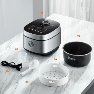 Midea Electric Rice Cooker Electric Rice Cooker 4L Household Non-stick Pan Intelligent Reservation Firewood Rice Fast Cooking MB-RC421