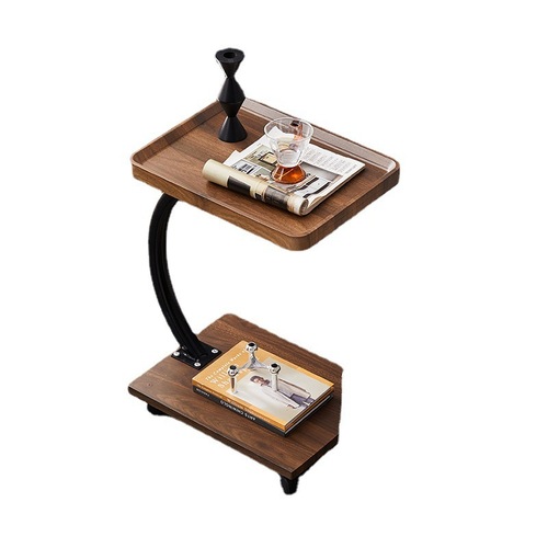 Small coffee table, sofa side table, living room home use small round table, bedroom nightstand shelf, minimalist modern balcony small table