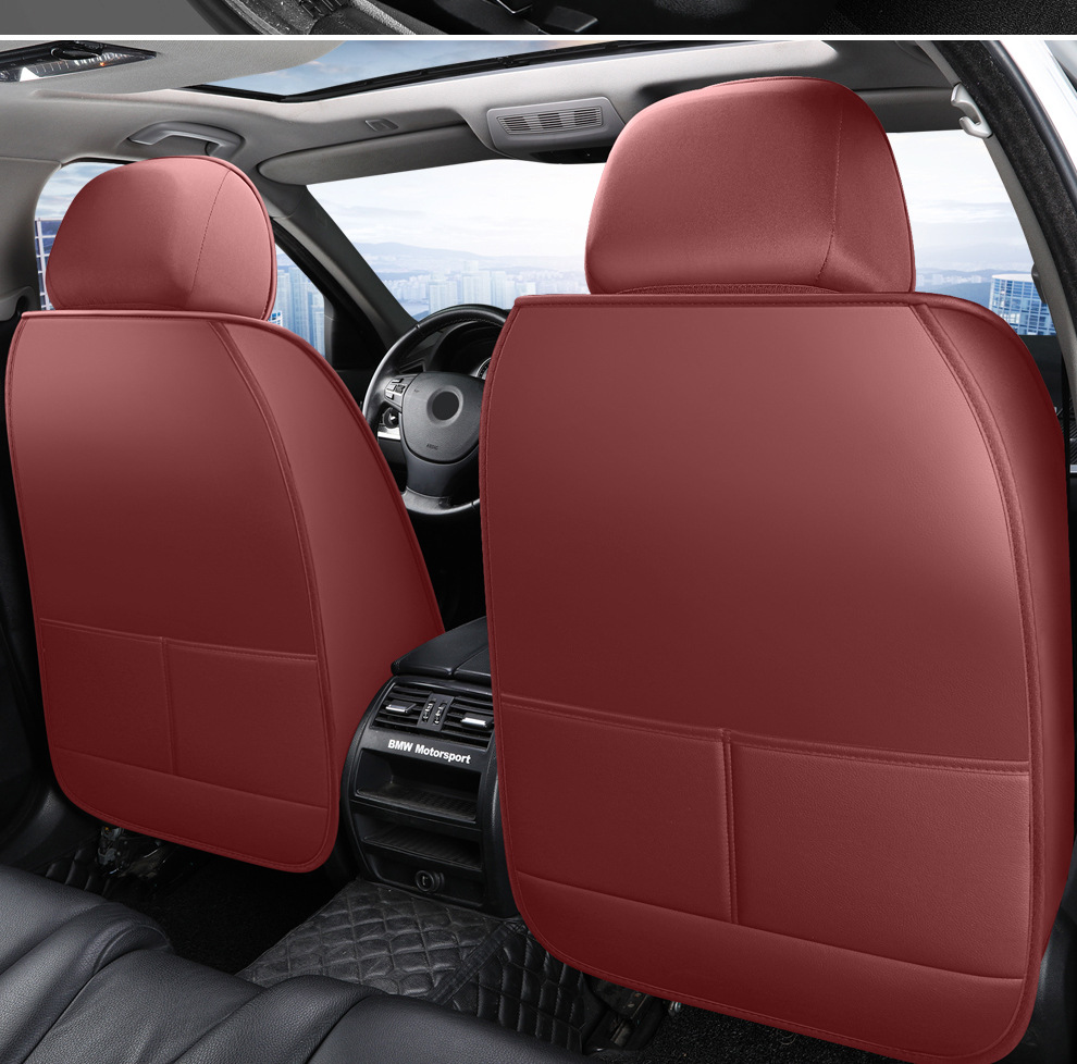 Cross-Border Amazon Car Seat Cushion, All-Season, Full Leather, Fully Covered, Wear-Resistant, Breathable, Car Interior Seat Cushion Cover