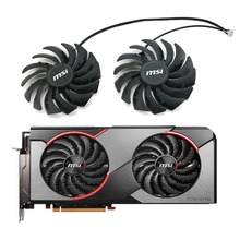 适用于全新MSI微星 RX 5700xt 5700 5600xt GAMING X显卡散热风扇