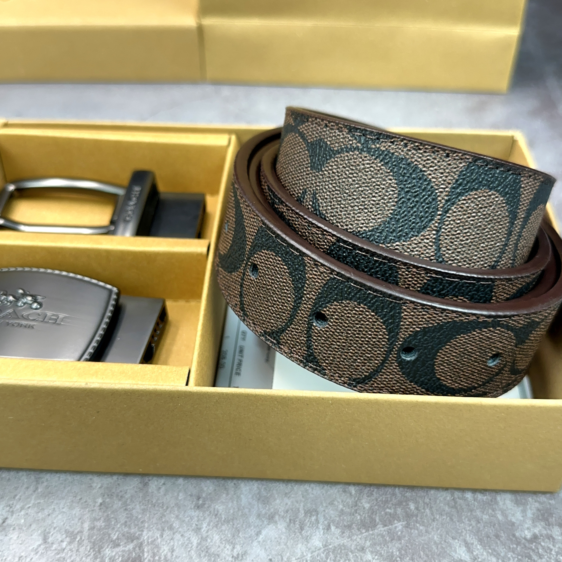 brown Pin Buckle Icon