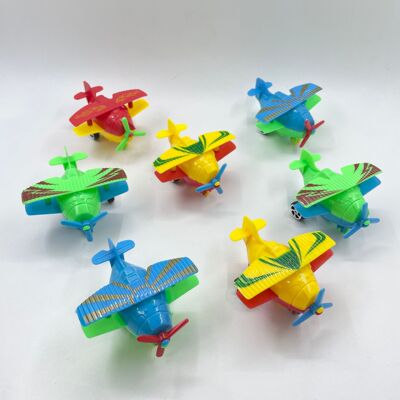 Warrior Cartoon Small aircraft Glider children baby Toys Trolltech Stall wholesale gift