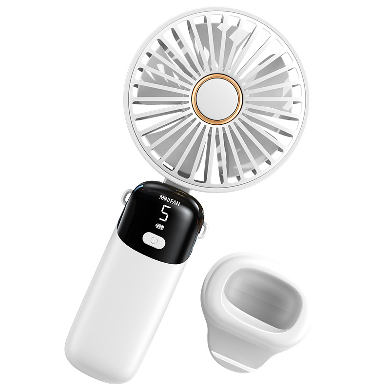Handheld small fan cute portable portable small electric fan silent mini charging dormitory office desktop