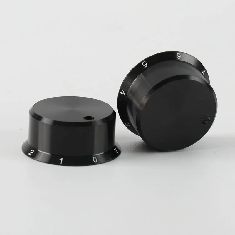 Крышка ручки потенциометра из алюминиевого сплава 27,4-31,5x13,5 ч Черная ручка регулировки громкости Ручка переключателя