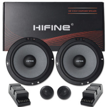 批发汽车音响套装6.5寸HI6501二分频车载音响改装中低音高音扬声