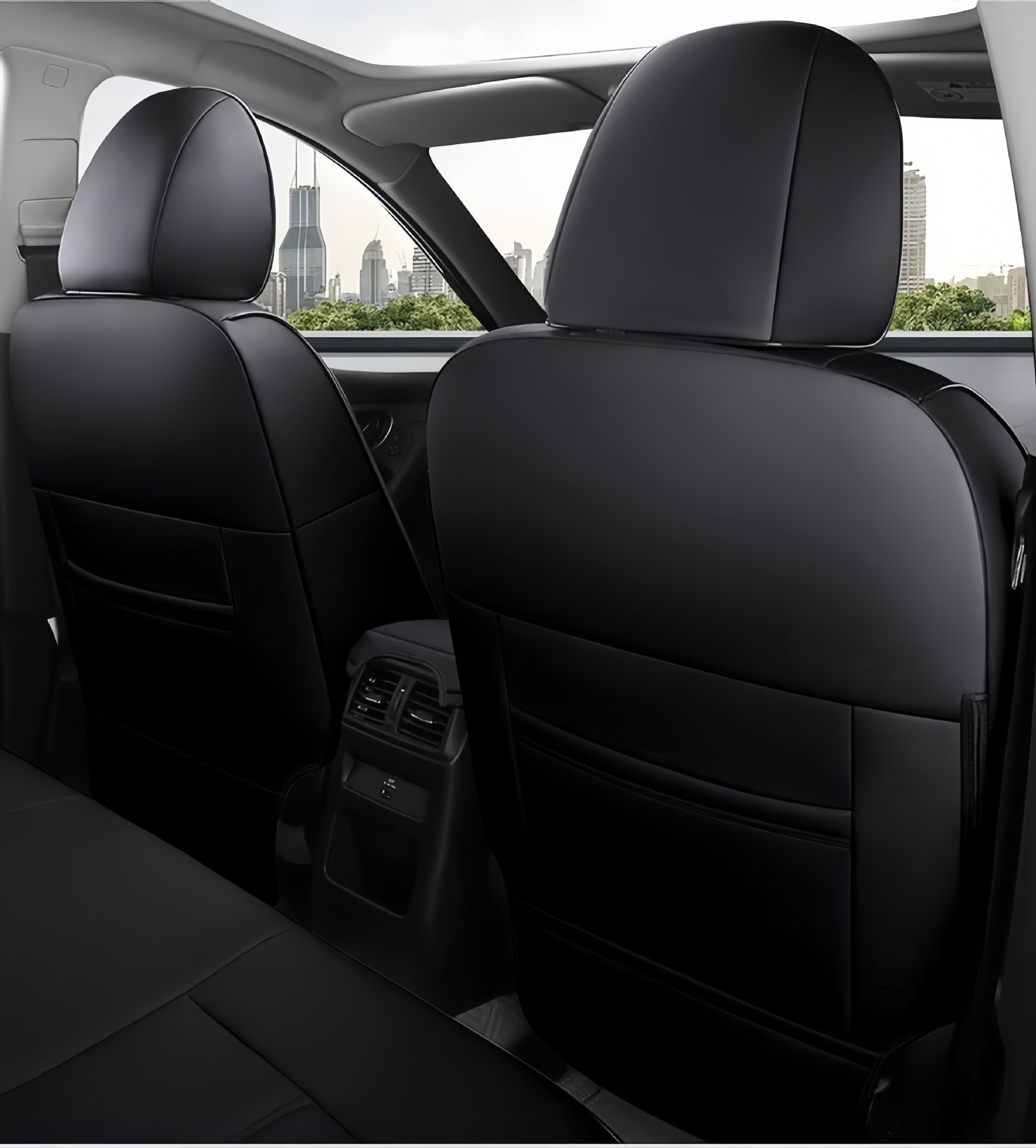 Nissan Qashqai X-Trail Glory Murano Car Seat Covers Full Leather Seat Covers Universal for All Seasons Seat Cushion Covers