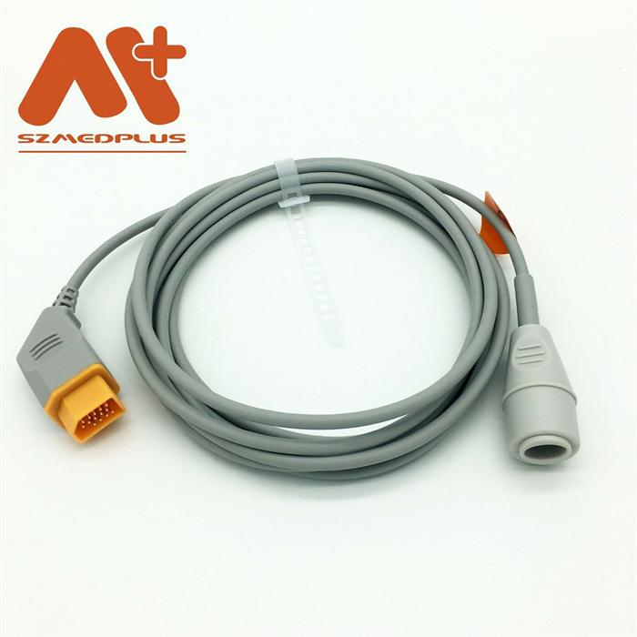 适用日本光电监护仪有创压电缆转爱德华压力传感器连接线适配