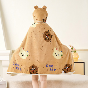 2025 New Milk Velvet Printed Multifunctional Shawl Blanket Nap Blanket Cross-Border Temu Xiyin Aliexpress