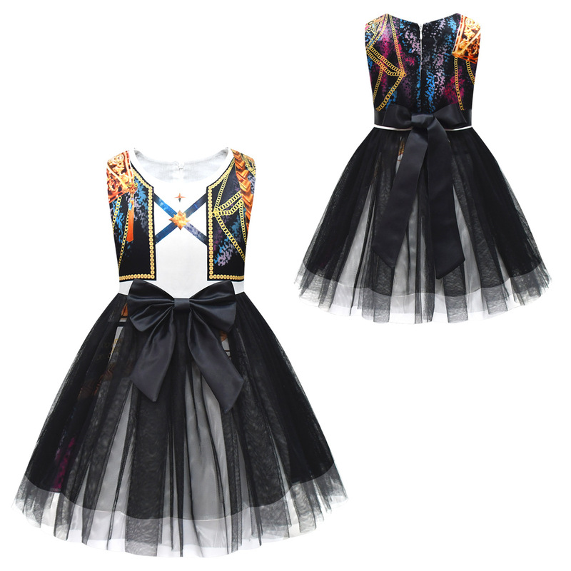 Hunter Witch Girl Dress Children's Tutu Skirt Princess Mesh Dress 82746 Hunter Witch Girl Dress Children's Tutu Skirt Princess Mesh Dress 82746