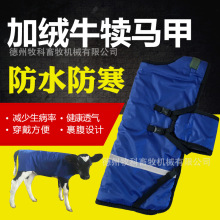 加绒犊牛马甲新生小牛犊御寒防潮牛宝宝母牛可用型保暖防寒服加厚