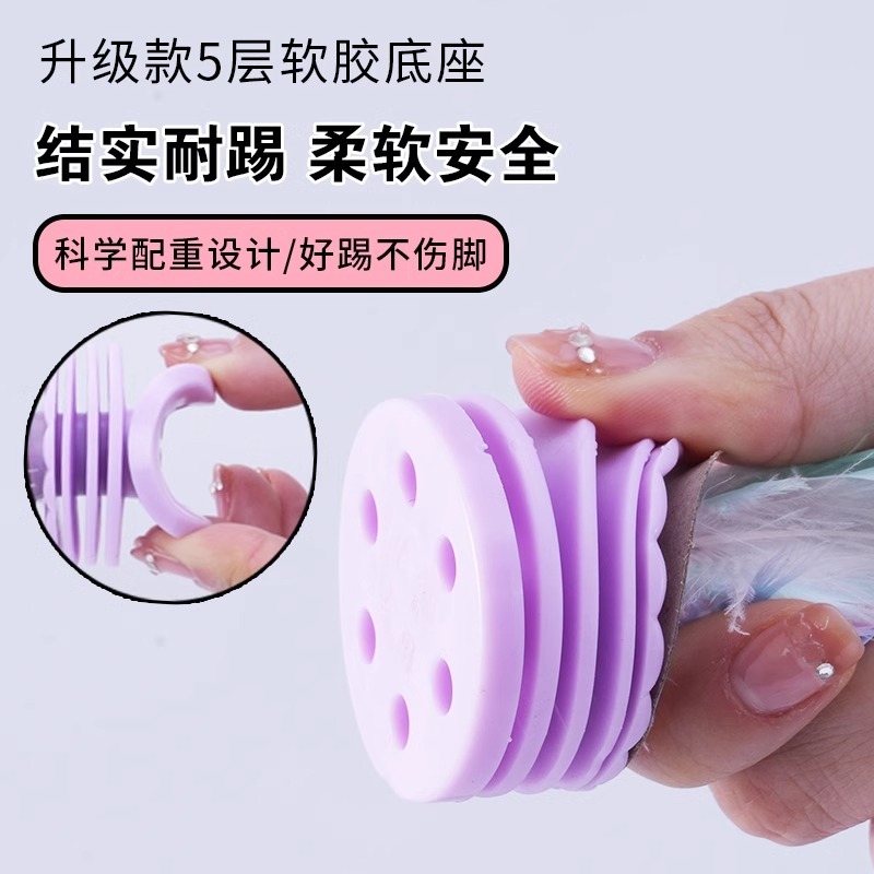 毽子儿童小学生比赛动用踢毽子成人幼儿园耐踢毽球鸡毛毽球|undefined