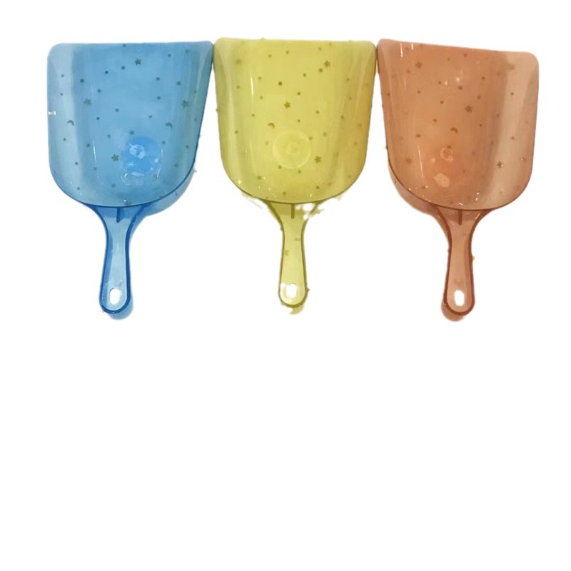 Pala multiusos grande de plástico transparente para el hogar, para supermercado, cocina, arroz, harina y frutos secos, venta al por mayor.