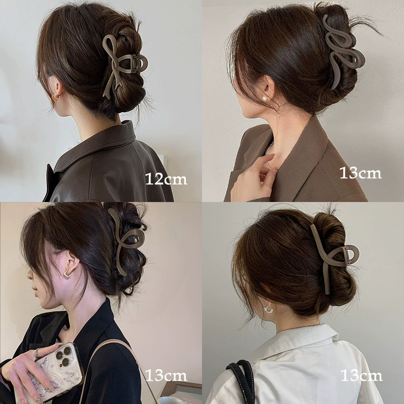 Заколки для волос, набор assorted, детские и взрослые, матовые формы 4,5–13 см