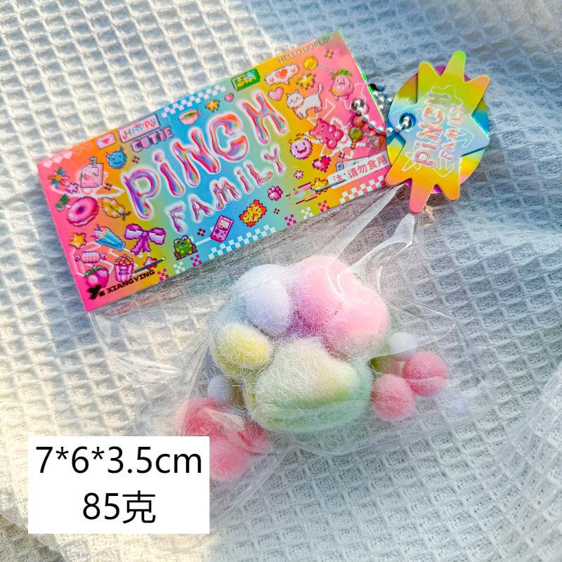 Juguete antiestrés suave tipo donut, un mágico juguete antiestrés suave.