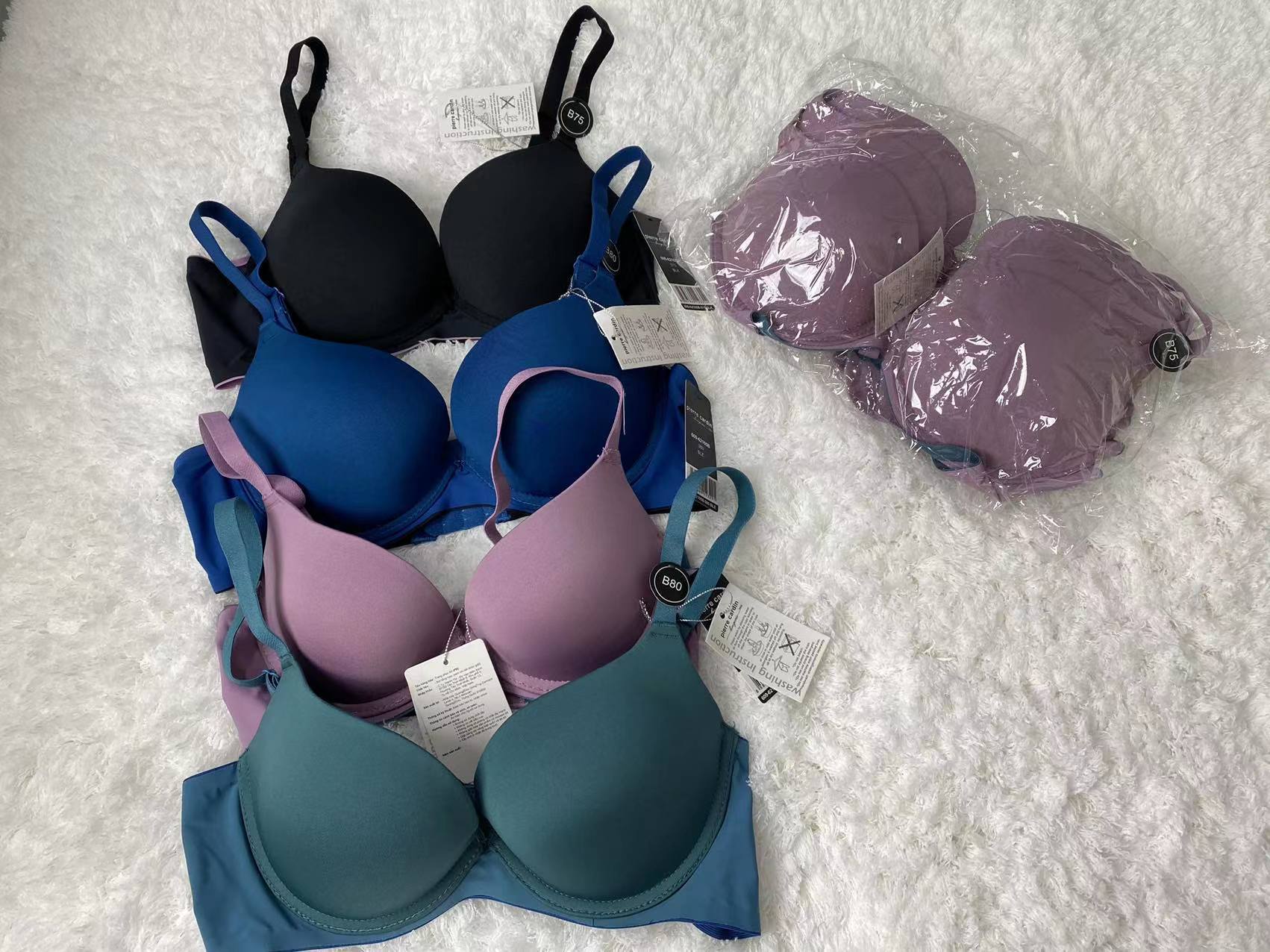 Comercio exterior nueva marca del Sudeste Asiático Ropa INTERIOR DE MUJER SOLTERA extranjera cómoda inalámbrico brillante sujetador sin costuras fábrica al por mayor image 4