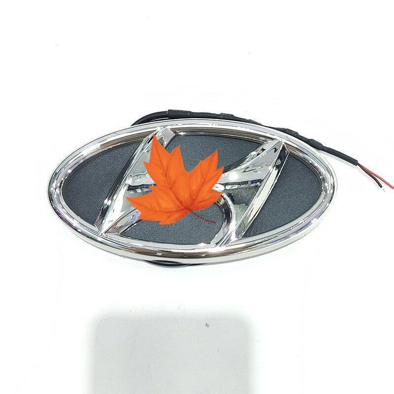 Aplicable a Hyundai I30 Rena Yuedong Sonata Tucson IX35 Santa Fe Coolpad coche logo luz 5D luz trasera LED