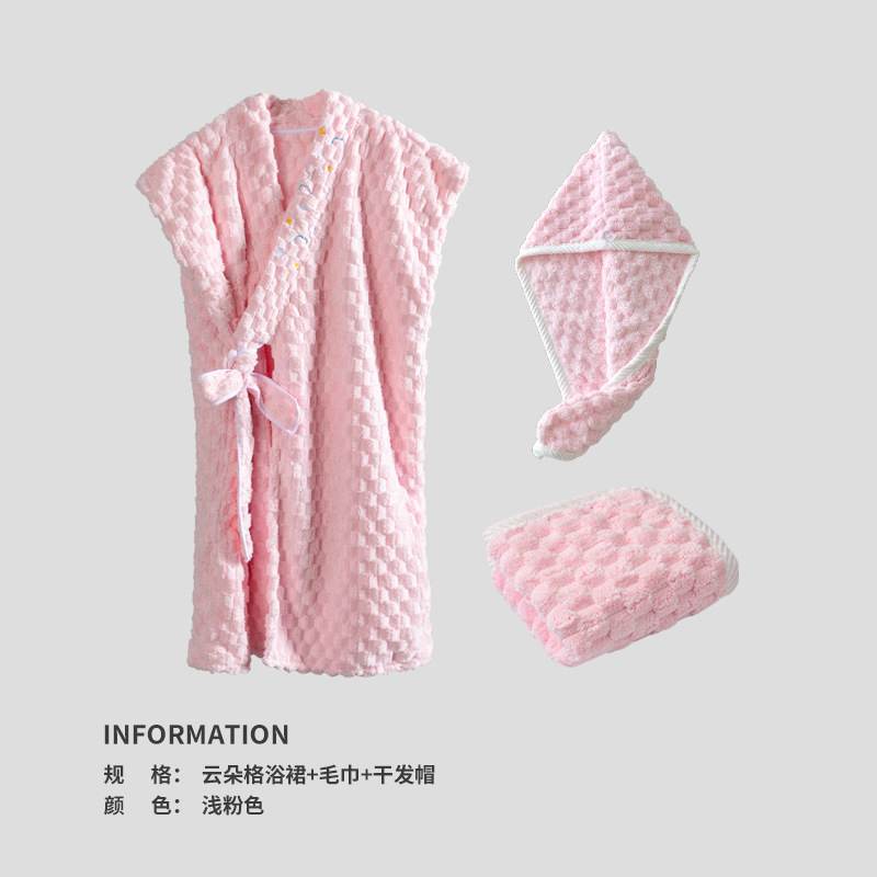 사쿠라 핑크 [반팔 목욕 스커트 3종 세트]