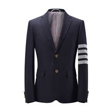 TB男士四季款新款休闲上衣西装TB商务经典四杠西服上衣