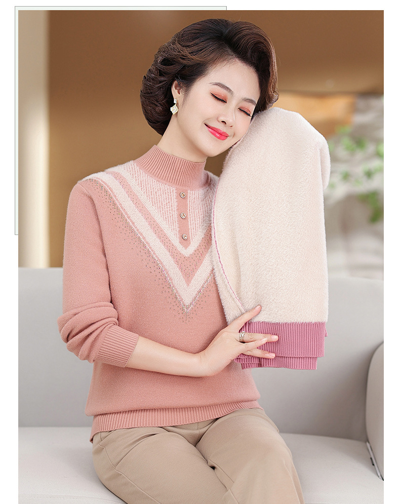 E5897 890K ÁO LEN NỮ TAIRYA MÙA XUÂN THU ĐÔNG TRUNG NIÊN DÀY ẤM THỜI TRANG NỮ G03 SẢN PHẨM MỚI