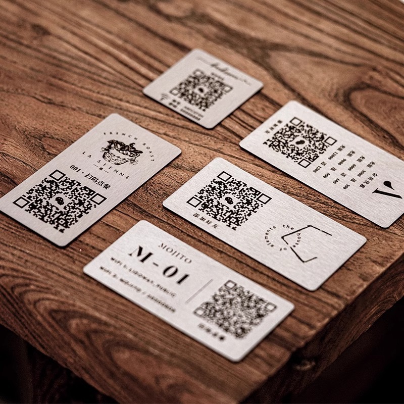 扫码点餐桌贴微信支付宝收款牌二维码展示收钱牌数字桌牌铭牌