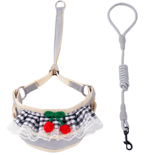 Dog Leash Cute Harness Cat Rope Teddy Small Dog Leash Pet Supplies Dog Rope Wholesale